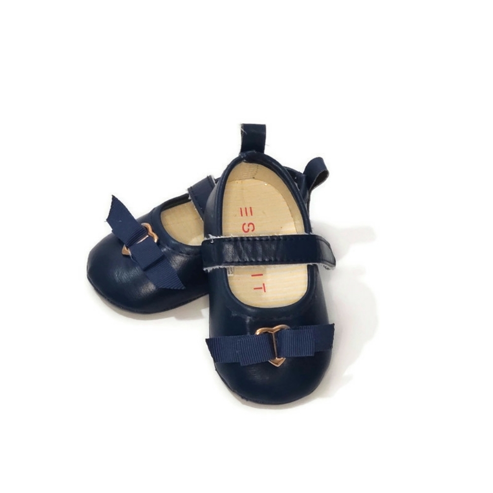 Esprit Navy Mary Jane Shoes 6-9M